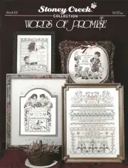 Words of Promise Cross Stitch Lighted Path Loving Angels Ten Commandments BOOK