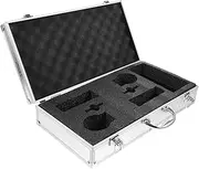 [SWOOMEY] Mic Suitcase Briefcases for Men Aluminum Storage Case Aluminum Alloy Briefcase Metal Briefcase Small Briefcase Tool Case Aluminum Carrying Case Metal Case Sponge Silver