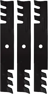 [Dibanyou] Lawn Mower Deck Mulching Blades for 32" 48" Deck John Deere AM104489,Bad Boy 038-5350-00,Toro 107-319,Scag 481706 482461 3 Pack