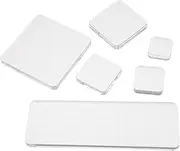Tofficu Safe Acrylic Stamping Blocks 6pcs Letter Stamps Household Stamping Kit