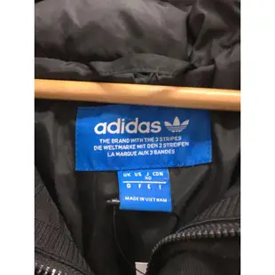 Adidas羽絨服 夾克外套黑色 日本直送 二手