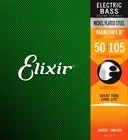 Elixir 14102 Nanoweb Nickel Plated Steel Heavy Bass Strings 50-105