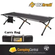 OZtrail (Large) Aluminium Stretcher Bed 190cm Portable Camping Cot Camp