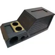 King Boxes 12" Ported 95-98 Silverado/Sierra Center Console Sprayed Speaker Box