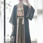 卿黛原創【點墨】宋制漢服全套長干寺女裝古風三件套日常款 古風衣服 古裝 漢元素 改良漢服 中國風服飾 唐制漢服 大袖衫