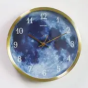 Hot-Selling Pop-Up Watches: A Drop of The Star River Blue Moon Night Light Glow Clock 金色
