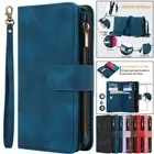 For iPhone 16e 15 14 13 12 11 Pro Max 8 Plus Case Crossbody Leather Wallet Cover