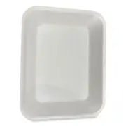 Meat Trays, #8P, 10.8 x 8.82 x 1.5, White, 200/Carton FREE SAME DAY SHIP