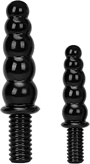 HGDTYRI BDSM Handheld Anal Plug Butt Plug, Extra Large Anal Dildos with 5 Anal Balls, Smooth Anal Balls Anus Dilator Sex Toys for Men and Women(S)