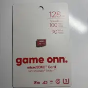 Game Onn 128 GB microSDXC U3 Memory Card for Nintendo Switch - NEW