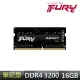 【Kingston 金士頓】FURY Impact DDR4 3200 16GB 筆電記憶體 (KF432S20IB/16) *超頻