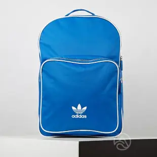 【adidas 愛迪達】Adicolor Backpack 天空藍色 三葉草 運動 休閒 後背包 包包 DN7324