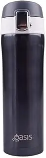 Oasis Stainless Steel Flip-Top Vacuum Flask 450Ml - Gunmetal