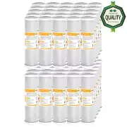 10"x2.5" 5 Micron CTO Carbon Block Water Filter Whole House Cartridges 1-50 Pack