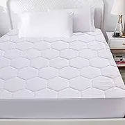 Highliving Quilted Mattress Protector, Extra Deep, Small Double (122 × 190 cm)