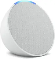 Amazon Echo Pop Compact Smart Speaker with Alexa - Glacier White