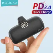 KUULAA Mini Power Bank 5000mAh Power Bank QC PD Fast Charging for iPhone 14 13 12 Batterie Externe Portable Charger for