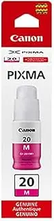 Canon GI-20 Magenta Ink Bottle, Compatible to PIXMA G6020 and G5020 MegaTank Printers, Mega Ink Bottle