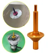 Aluminum Alloy Router Subbase Centering Pin and Cone Gold High Precision Woodworking Tool Accurate Alignment Easy Instal