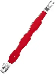 Electrical Connector Separator Tool, Automotive Terminal Disconnect Puller, Double-Ended Wire Removal Tool, Heavy-Duty Carbon Steel, Precision, 19x2.5x2cm/7.48 X0.98x0.79 Inches