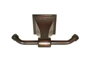 Oil Rubbed Bronze Bathroom Bath Hardware Accessories Double Robe Hook Accessory