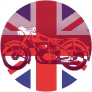 Slipmat 12" Turntable LP DJ Record Player Deck Union Jack FLAG BRIT BIKE