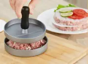 Stuffed Burger Press Hamburger Maker Beef Meat Patty BBQ Grill Press Metal Mold