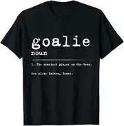 [X.Style] Goalie Definition Funny Goalkeeper Soccer Player ds502 T-Shirt Black
