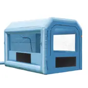 Inflatable Paint Booth, 13.1 x 9.8 x 9 ft Inflatable Spray Booth, with 750W Powerful Blower and Air Filter System, Portable Car Paint Booth for Motorcycle, Bicycle, Auto Part