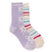 MUK LUKS Unisex Kid's Thermal Socks 3.0 TOG (2-Pack) - L (3-5)