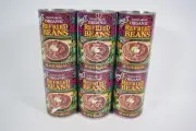 6 Amy's USDA Organic Refried BLACK BEANS Vegan 15.4 oz 08/2025