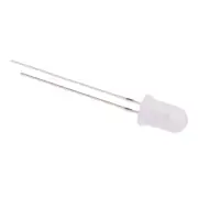 50 x White Flashing 5mm Diffused LED 1.8Hz 3000mcd