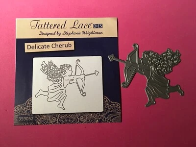 Tattered Lace Die TLD 960 Delicate Cherub sent Tracked Aust Post