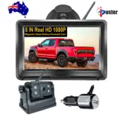 5" Wireless Monitor + Magnetic Battery 9600mA Rear View Reversing Camera 2CH Kit