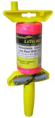 Pro Level Wiz Stringliner, Reloadable, Braided Fluorescent Pink, 250-Ft. 24162
