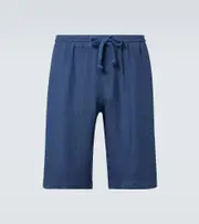 [Fedeli] Fedeli Linen shorts UK 36 blue