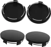 WEKADRIN Universal Car Wheel Hub Covers 60mm Outer Diameter 56mm Inner Diameter Rim Hub Caps Replacement Set 4pcs
