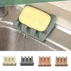Soap Storage Holder Non-slip Self Draining Soap Dispenser Drain Holder Food