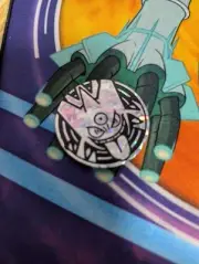 Mega Gengar Pokemon Coin Silver Crosshatch 2016 Collectors Chest