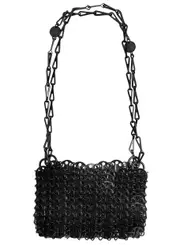 Rabanne 1969 Nano Disc Shoulder bag - Black ONE SIZE