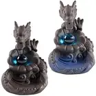 Dragon Incense Holder Waterfall Backflow Incense Cone for Home Office Decor