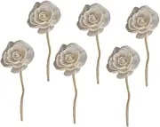 1set Rattan Flower Sticks for Essential Oil Diffuser Natural Fragrance Aroma Diffuser Vines for Home Decor and Air Freshening Living Room Kitchen Bedroom Office 6pcs
