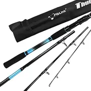 [Fiblink] 4-Piece 7-Feet Carbon Fiber Fishing Rod Spinning & Casting Travel Portable Rod Lightweight Sensitive Tournament Quality Fishing Pole for Fresh & Saltwater