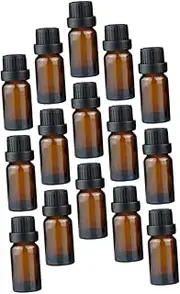 Beavorty 20pcs Essential Oil Bottle Essential Oil Storage Dispensing Alcohol Essential Oil Container Empty Fragrance Bottle Essential Oil Bag Essential Oils Diffusers Lid Reusable Brown