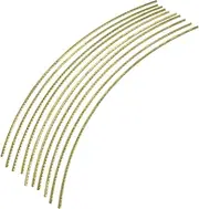 SUPVOX 10pcs Guitar Fret Wires Replacement Brass Fret Wire Set for Acoustic Electric Guitars
