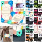 For Samsung Galaxy Tab A9 Plus/A8/A7/S10+/S8/S7FE Crossbody Rugged Stand Case
