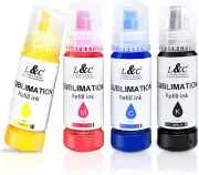 Sublimation Ink for Epson EcoTank ET-2810/2850/2830/2815/4810 - ICC-Free, Anti-U