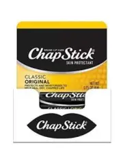 (Pack of 11) ChapStick Classic Regular Flavor Skin Protectant Lip Balm Tube