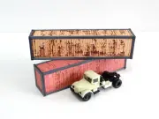 Shipping containers 40ft transport container Diorama - display decor Scale 1:43