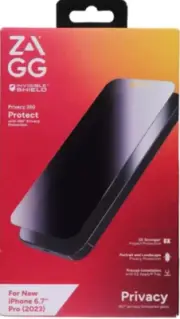ZAGG Apple Glass Elite Privacy Screen Protector For iPhone 15 Plus
